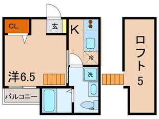 Midway hill 板宿staの物件間取画像